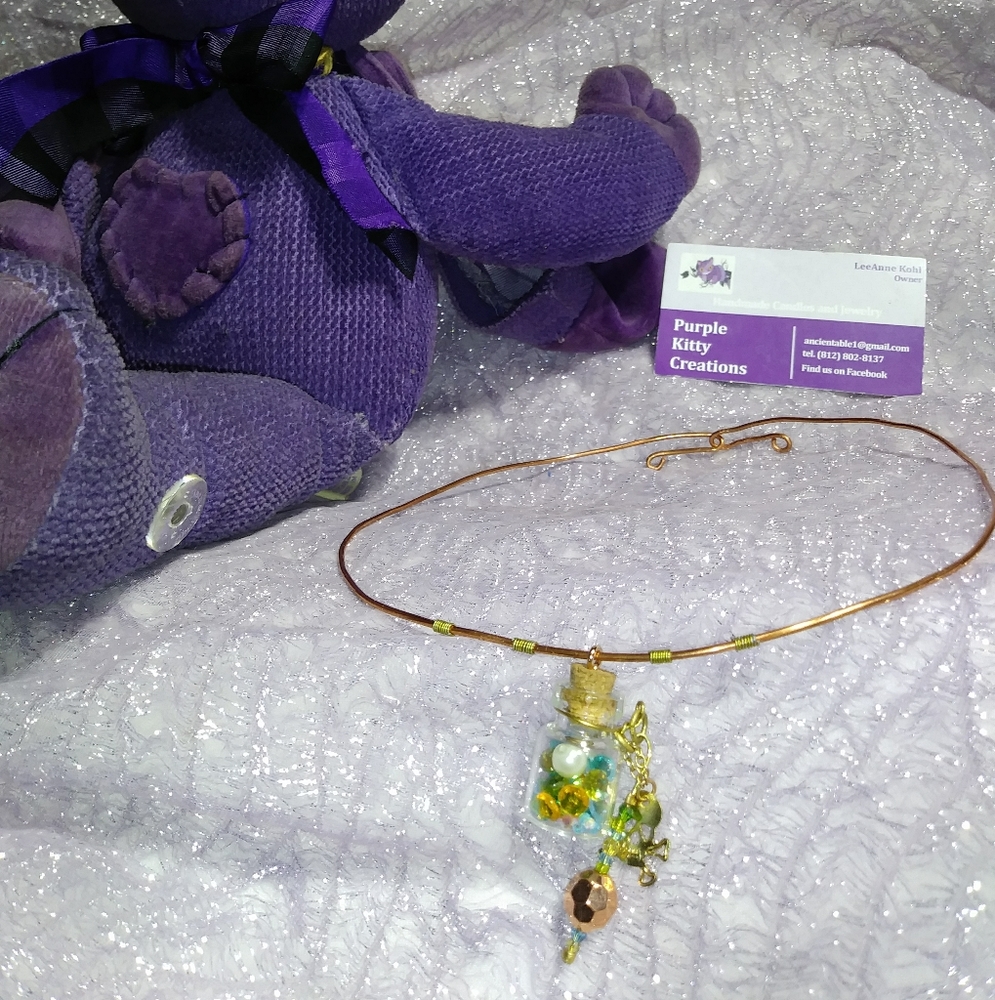 PurpleKittyCreations/ Necklace